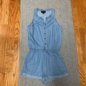 Denim Romper